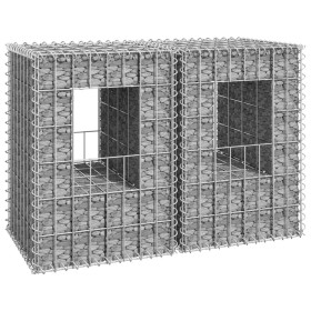 Gabion basket posts 2 units iron 40x40x60 cm by vidaXL, fence posts - Ref: Foro24-151259, Price: 48,59 €, Discount: %