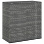 Gray PE rattan garden cushion chest 100x49x103.5 cm by vidaXL, Outdoor storage boxes - Ref: Foro24-317225, Price: 183,76 €, D...