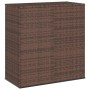 Schwarze Gartenkissentruhe aus PE-Rattan, 100 x 49 x 103,5 cm von vidaXL, Aufbewahrungsboxen für den Außenbereich - Ref: Foro...