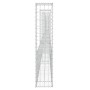 Cesta de gaviones forma de U 6 postes de hierro 620x20x100 cm de vidaXL, Paneles de vallas - Ref: Foro24-151279, Precio: 142,...