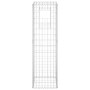 Cestas postes de gaviones 2 unidades hierro 40x40x140 cm de vidaXL, Postes de cerca - Ref: Foro24-151263, Precio: 52,24 €, De...