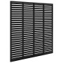 Dark gray WPC slat fence 180x180 cm by vidaXL, fence panels - Ref: Foro24-318108, Price: 224,64 €, Discount: %