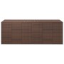 PE brown rattan garden cushion box 291x100.5x104 cm by vidaXL, Outdoor storage boxes - Ref: Foro24-317236, Price: 583,06 €, D...