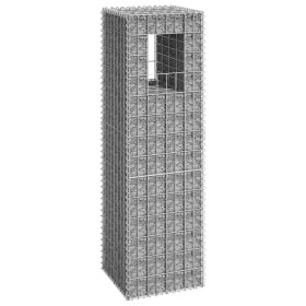 Iron gabion pole basket 40x40x140 cm by vidaXL, fence posts - Ref: Foro24-151262, Price: 48,85 €, Discount: %