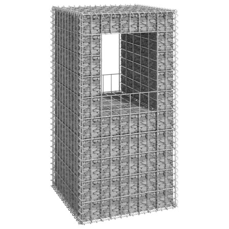 Iron gabion pole basket 50x50x100 cm by vidaXL, fence posts - Ref: Foro24-151268, Price: 45,35 €, Discount: %