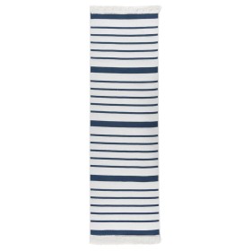 Navy blue cotton rug 80x300 cm by vidaXL, Rugs - Ref: Foro24-340123, Price: 35,08 €, Discount: %