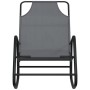 Rocking lounger 2 units in steel and gray textilene by vidaXL, Loungers - Ref: Foro24-318141, Price: 108,02 €, Discount: %