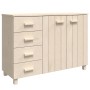 Aparador HAMAR madera de pino maciza marrón miel 113x40x80 cm de vidaXL, Aparadores - Ref: Foro24-340444, Precio: 117,58 €, D...