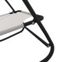 Rocking lounger 2 units in cream steel and textilene by vidaXL, Loungers - Ref: Foro24-318142, Price: 107,71 €, Discount: %