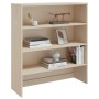 Aparador superior HAMAR pino macizo marrón miel 90x30x100 cm de vidaXL, Aparadores - Ref: Foro24-340432, Precio: 104,69 €, De...