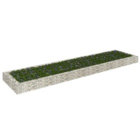 Steel gabion bed 400x100x20 cm by vidaXL, Pots and planters - Ref: Foro24-151314, Price: 53,89 €, Discount: %