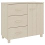 Aparador HAMAR madera de pino maciza marrón miel 90x40x80 cm de vidaXL, Aparadores - Ref: Foro24-340428, Precio: 141,05 €, De...