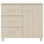 Aparador HAMAR madera de pino maciza marrón miel 90x40x80 cm de vidaXL, Aparadores - Ref: Foro24-340428, Precio: 141,05 €, De...