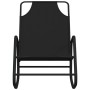 Rocking lounger 2 units in steel and black textilene by vidaXL, Loungers - Ref: Foro24-318140, Price: 79,93 €, Discount: %