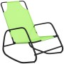 Rocking lounger 2 units in steel and green textilene by vidaXL, Loungers - Ref: Foro24-318143, Price: 108,20 €, Discount: %