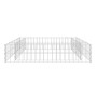 Galvanized steel gabion bed 100x100x20 cm by vidaXL, Pots and planters - Ref: Foro24-151311, Price: 35,56 €, Discount: %