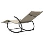 Rocking lounger 2 units in steel and cream textilene by vidaXL, Loungers - Ref: Foro24-318130, Price: 153,20 €, Discount: %