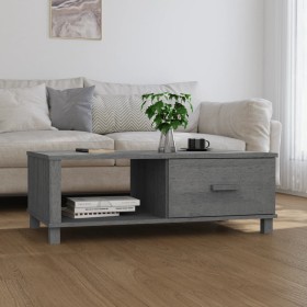 HAMAR coffee table solid dark gray pine wood 100x55x35cm by vidaXL, Coffee table - Ref: Foro24-340454, Price: 85,99 €, Discou...