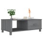 HAMAR coffee table solid dark gray pine wood 100x55x35cm by vidaXL, Coffee table - Ref: Foro24-340454, Price: 85,41 €, Discou...