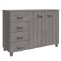 HAMAR sideboard solid light gray pine wood 113x40x80 cm by vidaXL, Sideboards - Ref: Foro24-340447, Price: 143,18 €, Discount: %