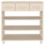 Mesa consola HAMAR madera maciza pino marrón miel 90x35x90 cm de vidaXL, Mesas auxiliares - Ref: Foro24-340464, Precio: 114,1...