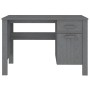 HAMAR desk solid dark gray pine wood 113x50x75 cm by vidaXL, Desks - Ref: Foro24-340462, Price: 137,34 €, Discount: %