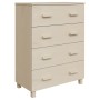 Aparador HAMAR madera pino maciza marrón miel 79x40x103,5 cm de vidaXL, Aparadores - Ref: Foro24-340424, Precio: 167,77 €, De...