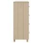 Aparador HAMAR madera pino maciza marrón miel 79x40x103,5 cm de vidaXL, Aparadores - Ref: Foro24-340424, Precio: 167,77 €, De...