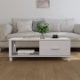 HAMAR Couchtisch aus massivem weißem Kiefernholz 100x55x35 cm von vidaXL, Couchtisch - Ref: Foro24-340453, Preis: 85,51 €, Ra...