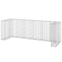 Gabion wall for galvanized trash container 325x100x110 cm by vidaXL, Waste container supports - Ref: Foro24-151301, Price: 16...