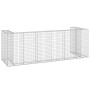 Gabion wall for galvanized trash container 325x100x110 cm by vidaXL, Waste container supports - Ref: Foro24-151301, Price: 16...