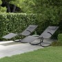 Rocking lounger 2 units in steel and gray textilene by vidaXL, Loungers - Ref: Foro24-318129, Price: 153,20 €, Discount: %