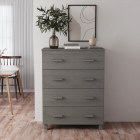 HAMAR sideboard made of solid light gray pine wood 79x40x103.5 cm by vidaXL, Sideboards - Ref: Foro24-340427, Price: 108,13 €...