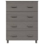 HAMAR sideboard made of solid light gray pine wood 79x40x103.5 cm by vidaXL, Sideboards - Ref: Foro24-340427, Price: 108,13 €...