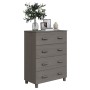 HAMAR sideboard made of solid light gray pine wood 79x40x103.5 cm by vidaXL, Sideboards - Ref: Foro24-340427, Price: 108,59 €...