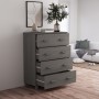 HAMAR sideboard made of solid light gray pine wood 79x40x103.5 cm by vidaXL, Sideboards - Ref: Foro24-340427, Price: 108,13 €...