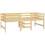 Estructura de cama madera maciza de pino 90x200 cm de vidaXL, Camas y somieres - Ref: Foro24-833095, Precio: 125,99 €, Descue...