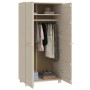 HAMAR solid pine wood honey brown wardrobe 89x50x180 cm by vidaXL, Wardrobes - Ref: Foro24-340480, Price: 251,72 €, Discount: %