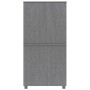 HAMAR solid pine wood dark gray wardrobe 89x50x180 cm by vidaXL, Wardrobes - Ref: Foro24-340482, Price: 232,97 €, Discount: %