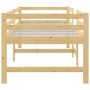 Solid pine wood bed frame 90x200 cm by vidaXL, Beds and slatted bases - Ref: Foro24-833095, Price: 122,99 €, Discount: %