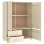 Armario HAMAR madera pino maciza marrón miel 99x45x137 cm de vidaXL, Armarios roperos - Ref: Foro24-340476, Precio: 299,33 €,...