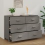 HAMAR Sideboard aus massivem hellgrauem Kiefernholz 113x40x80 cm von vidaXL, Sideboards - Ref: Foro24-340451, Preis: 162,49 €...