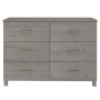 HAMAR Sideboard aus massivem hellgrauem Kiefernholz 113x40x80 cm von vidaXL, Sideboards - Ref: Foro24-340451, Preis: 162,49 €...