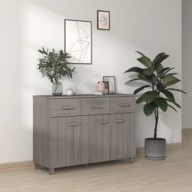 Aparador HAMAR madera maciza de pino gris claro 113x40x80 cm de vidaXL, Aparadores - Ref: Foro24-340443, Precio: 151,99 €, De...