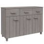 Aparador HAMAR madera maciza de pino gris claro 113x40x80 cm de vidaXL, Aparadores - Ref: Foro24-340443, Precio: 151,99 €, De...