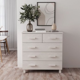 Aparador HAMAR madera maciza de pino blanca 79x40x80 cm de vidaXL, Aparadores - Ref: Foro24-340421, Precio: 115,89 €, Descuen...