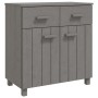 HAMAR sideboard solid light gray pine wood 79x40x80 cm by vidaXL, Sideboards - Ref: Foro24-340439, Price: 107,51 €, Discount: %