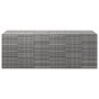 Trunk for garden cushions gray PE rattan 291x100.5x104 cm by vidaXL, Outdoor storage boxes - Ref: Foro24-317237, Price: 478,0...