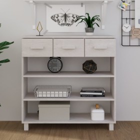 HAMAR solid white pine wood console table 90x35x90 cm by vidaXL, Side tables - Ref: Foro24-340465, Price: 142,48 €, Discount: %