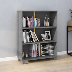 HAMAR Massivholzregal HAMAR dunkelgrau Kiefer 85x35x112 cm von vidaXL, Bücherregale und Regale - Ref: Foro24-340486, Preis: 8...